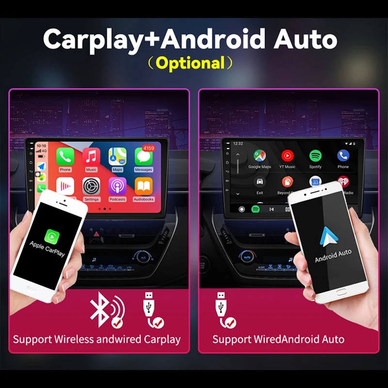 Android Car Radio IPS Screen Car GPS Navigation Stereo For Honda Civic 2015 2016 2017 2018 2019 2020 Carplay Head Unit