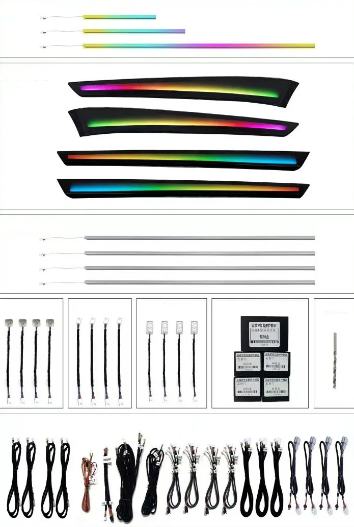 Ambient Light  For BENZ E Class 2010-2015 Original factory 1:1 mold Auto LED Atmosphere Lighting Car Decoration Lamp