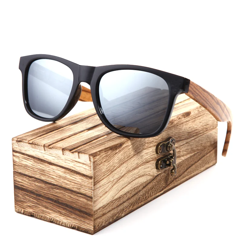 Лидер продаж 2022 стильные солнцезащитные очки с логотипом на заказ пластиковой оправой и дужками из ореховой древесины