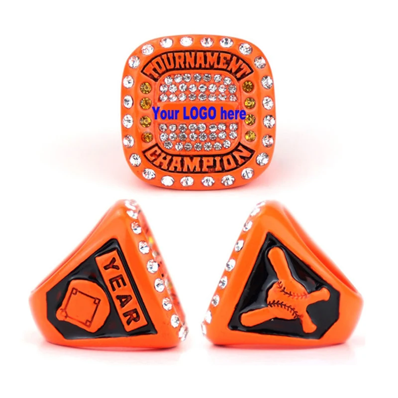 High Quality Souvenir Custom Logo Metal Hard Enamel Badge Ring Custom Luxury Personalized Wooden Jewelry Box