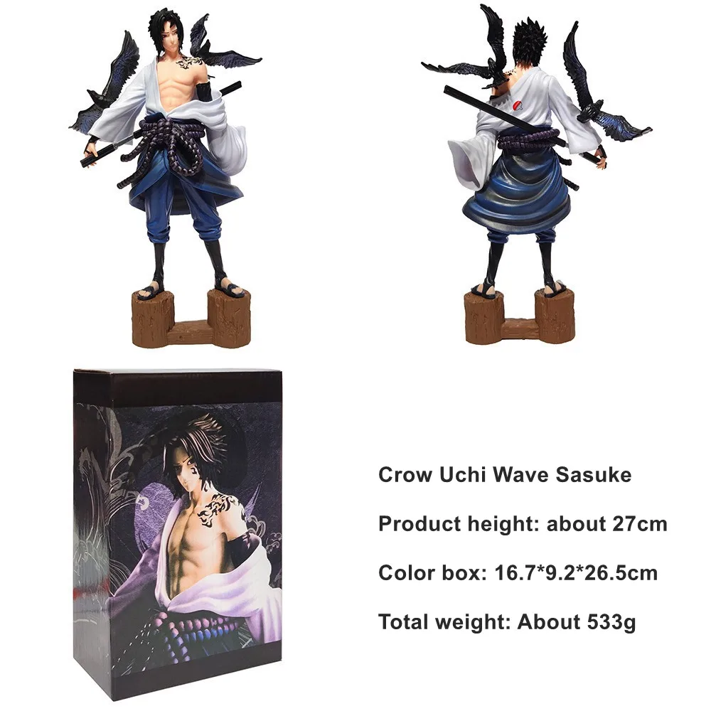 Fashion Wholesale Products pvc toys anime figures Premium version Crow Uchi Wave Sasuke figure