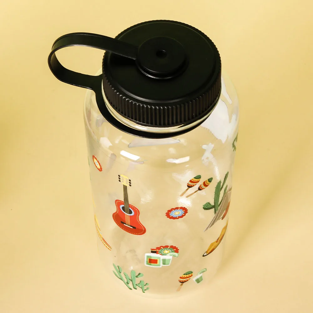 32oz Large Capacity Sports Water Bottle with Lid and Handle, Leak-proof Travel Multi-color Tritan Water Cups Fall Resistant