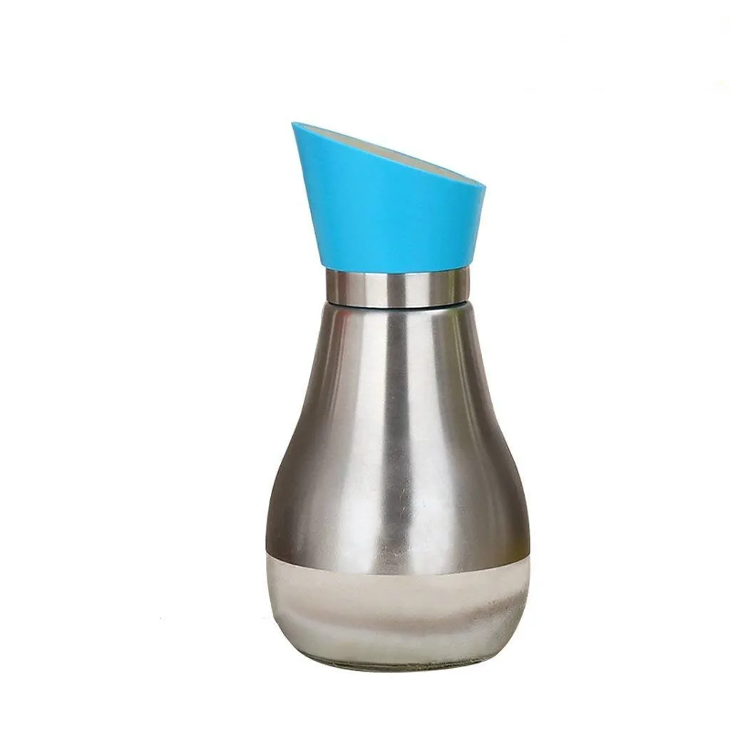 
Stainless Steel Leak-proof Soy Sauce Oil Vinegar Dispenser Glass Bottle Container 