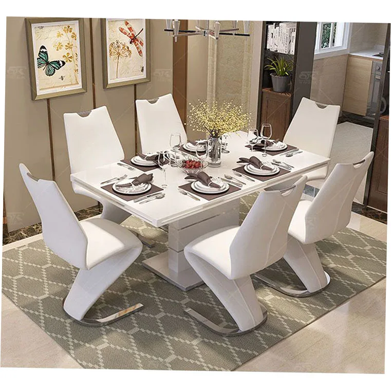 Mid Century Dinette Set Modern Dining For 4 6 8 Rustic Space Saving Square Room Sets Sturdy Three Piece Traditional