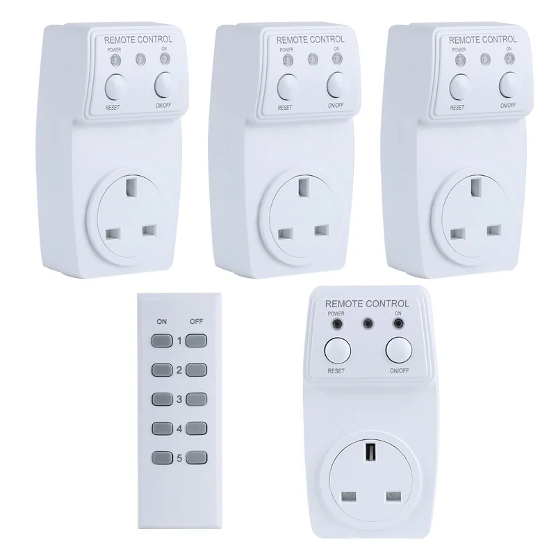 Smart Outlet UK Type Socket Wireless Plug Remote Control Socket