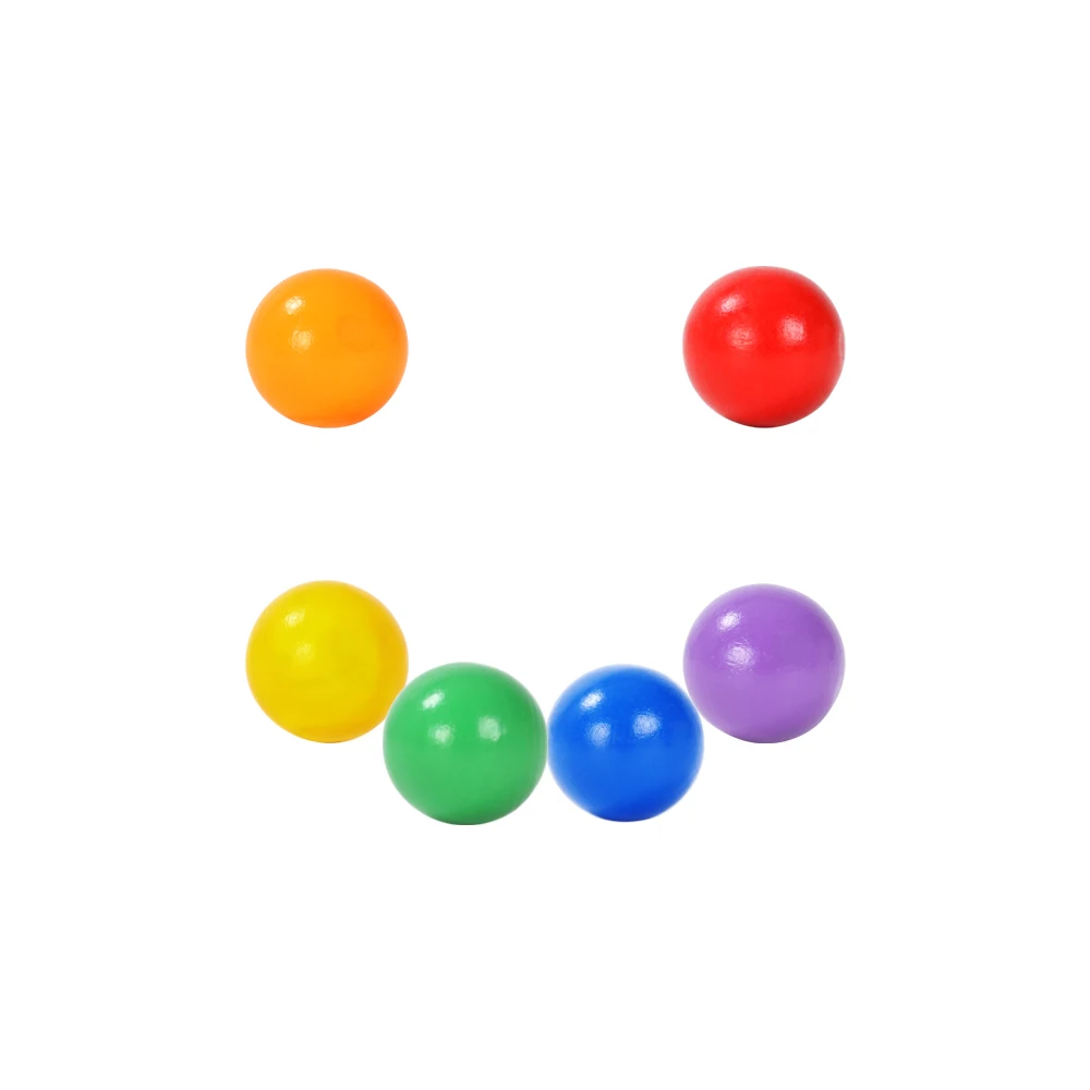 MNTL Kids Marble Race Run Building Blocks Toy Mntl Magnetic Tiles 6pcs Wooden Ball For Marble Run