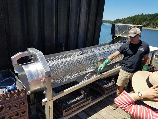 High quality heavy-duty machine oyster sorting tumbler with aluminum