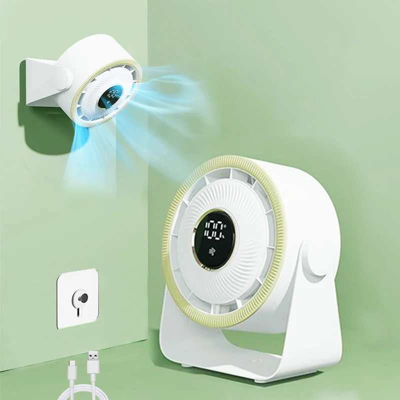 Wholesale Small Portable Usb Rechargeable Fan High Speed Wind Drive Cooling Hanging Mini Fan For Office Home Use Table Wall Fans