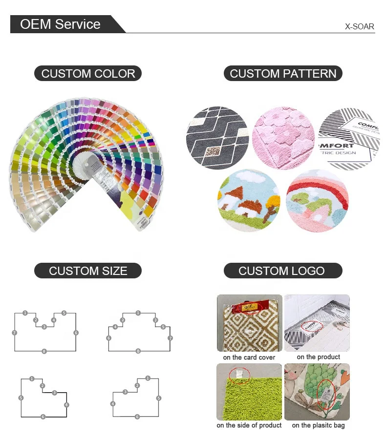 Customized Moroccan Trellis Lattice Skid-Resistant Carpet Home Indoor Area Rug Floor Mat