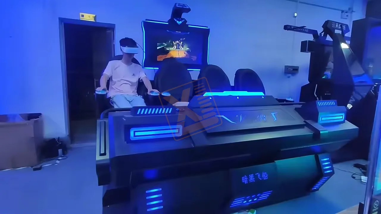 VR Game Machine 5D Cinema VR Equipment For 4 Players Virtual Reality Machine