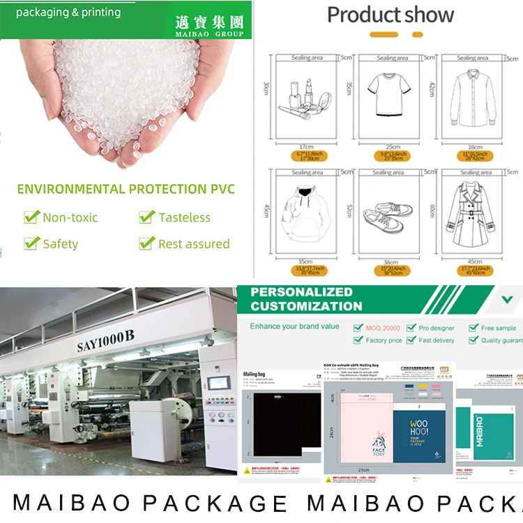 Custom Printed Temper Proof E Commerce Poly Mailer Shipping Envelopes Polymailer Biodegradable Courier Mailing Bag With Pocket