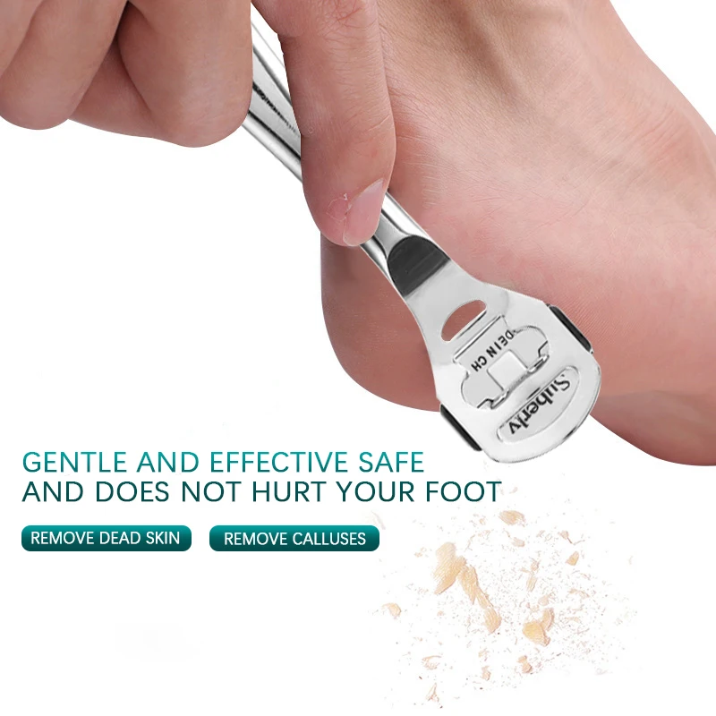 High Quality 4-in-1 Manicure  Pedicure Set Professional stainless steel foot files Dead skin removal foot planer foot care tool