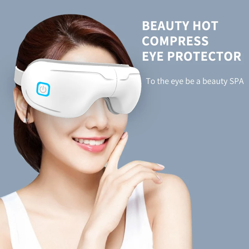Adjustable Eye Magnetic Massager Music Charging Hot Compress Eye Massage Smart Electric Eye Massager With Heat Compression