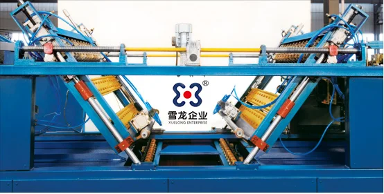 
3D panel machinery , sandwich EPS wall panel production line ,pour cement into the wall panel 