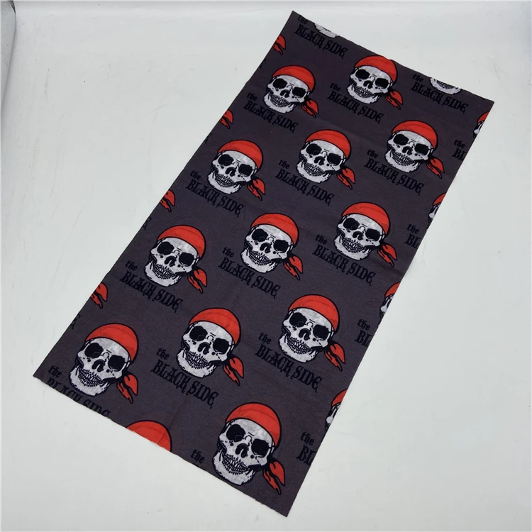 
New arrival muti-functional bandanna seamless neck scarf tube head-wear magic bandanna skull head 