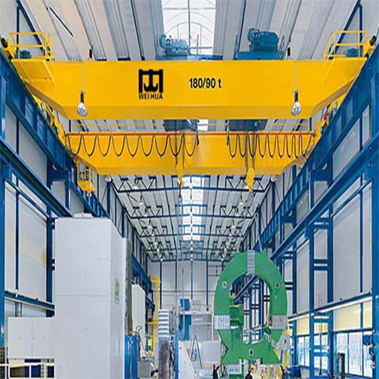 20t 75t Weihua Factory Customized Lifting Speed QD Type CE&ISO Double Girder 40t Bridge Crane Repair Workshop Using