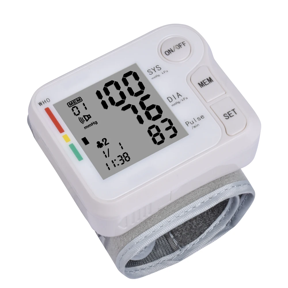 2021Hot Sell Smart Digital Blood Pressure Monitor Cuff Customized OEM Supply Electronic Wrist Sphygmomanometer