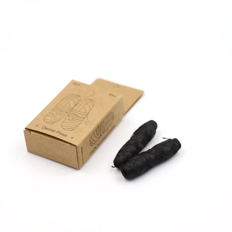 Willest custom biodegradable natural charcoal tooth teeth floss mint dental floss