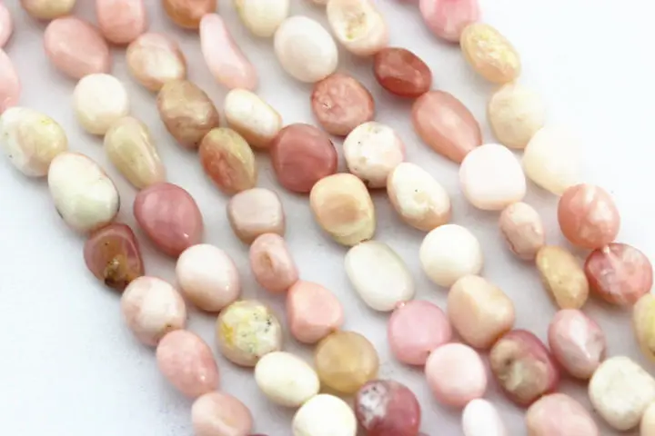 Loose Aquamarine Quartz Nuggets Larimar Opal Tourmaline Malachite Kyanite Morganite Nugget Stone Beads for Jewelry Making 5-8mm