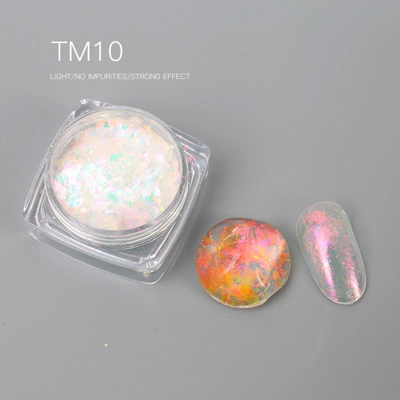 Chinese Factory Cheap Price High Quality Hot Selling Wholesale 12 Colors Chameleon Flakes Pigment Nail