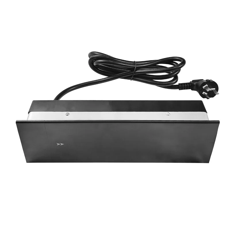 Factory Custom Office Desk Power Alloy Turn Over Slide Cover Hidden Socket