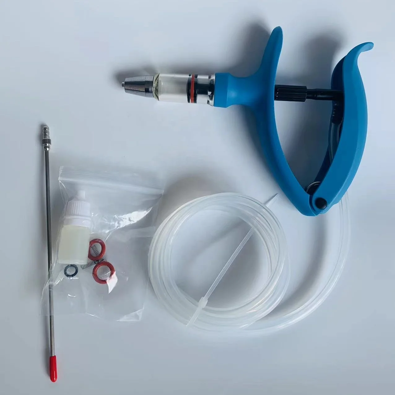 5ml veterinary sterile Continuous automatic syringe injector/injection syringe for animals/cattle/sheep/chicken/pig
