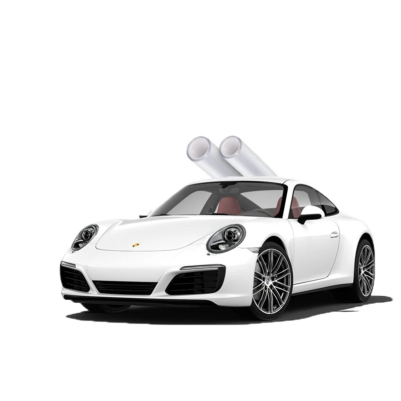 Глянцевая пленка с защитой от царапин PPF, прозрачная Мягкая самоклеящаяся пленка из ТПУ для защиты корпуса автомобиля