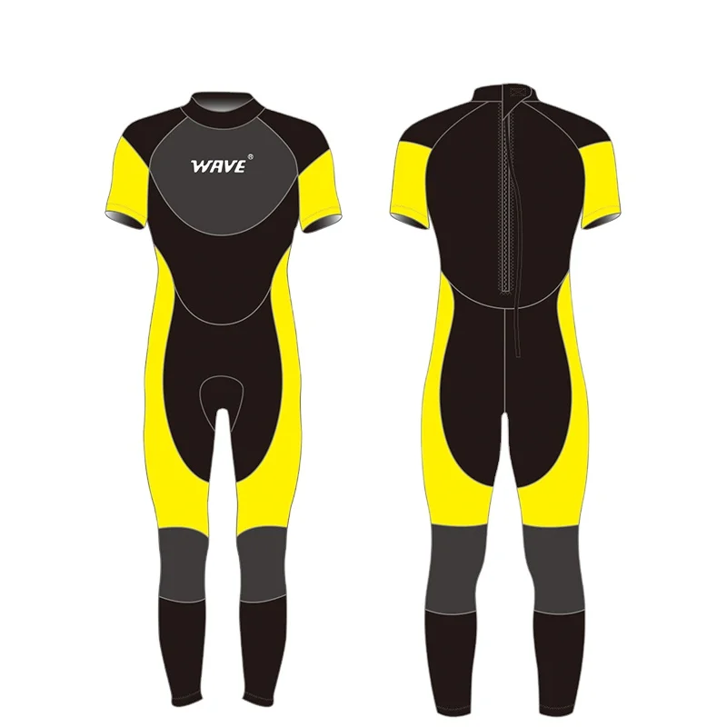 Wave Neoprene Scuba 5MM Man Diving wet suit Surf & Spearfishing Underwater Hunting Black Swimming Snorkeling Diving Suit