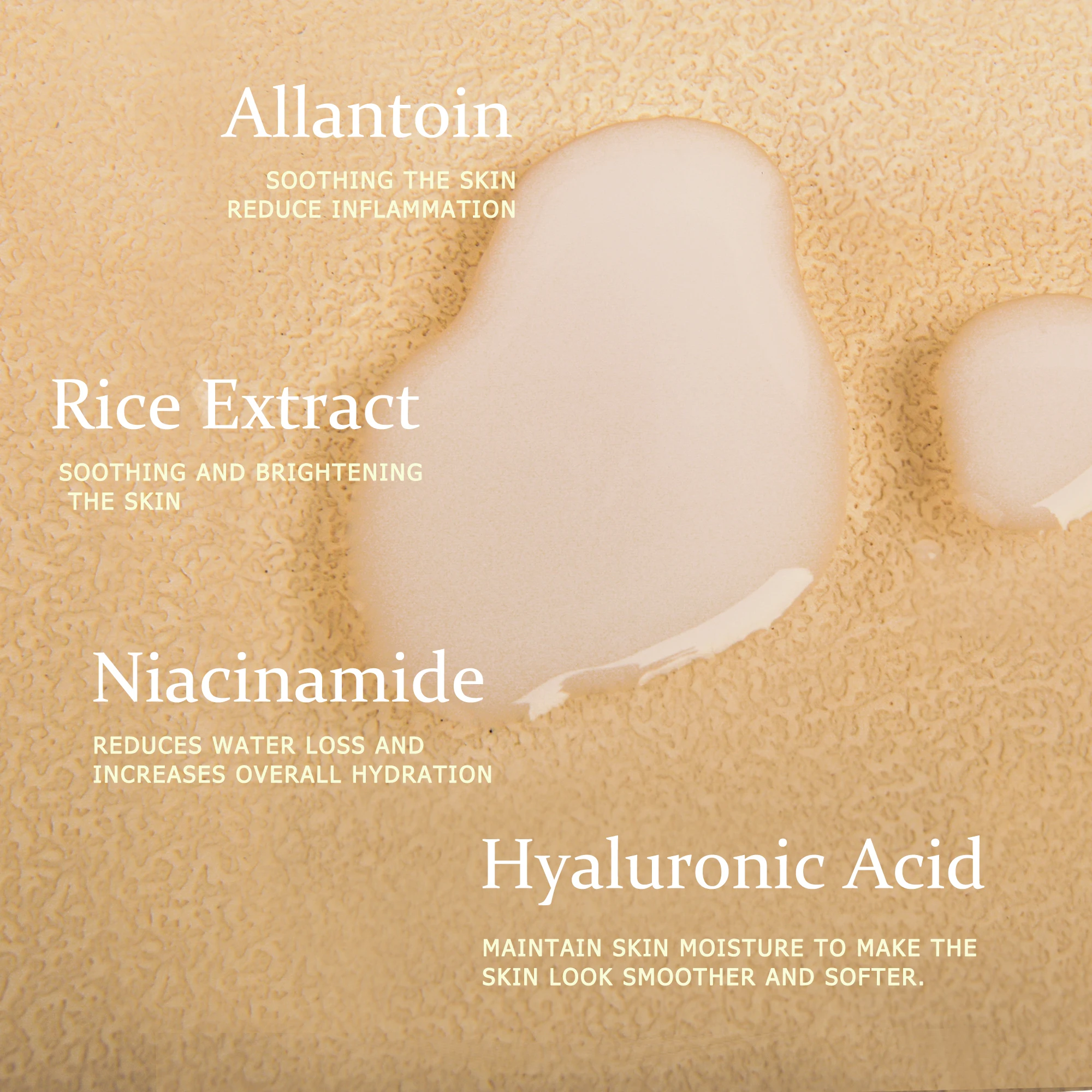 Korean Skincare Rice Toner Organic Niacinamide Whitening Hydrating Rice Water Toner for Dry Skin