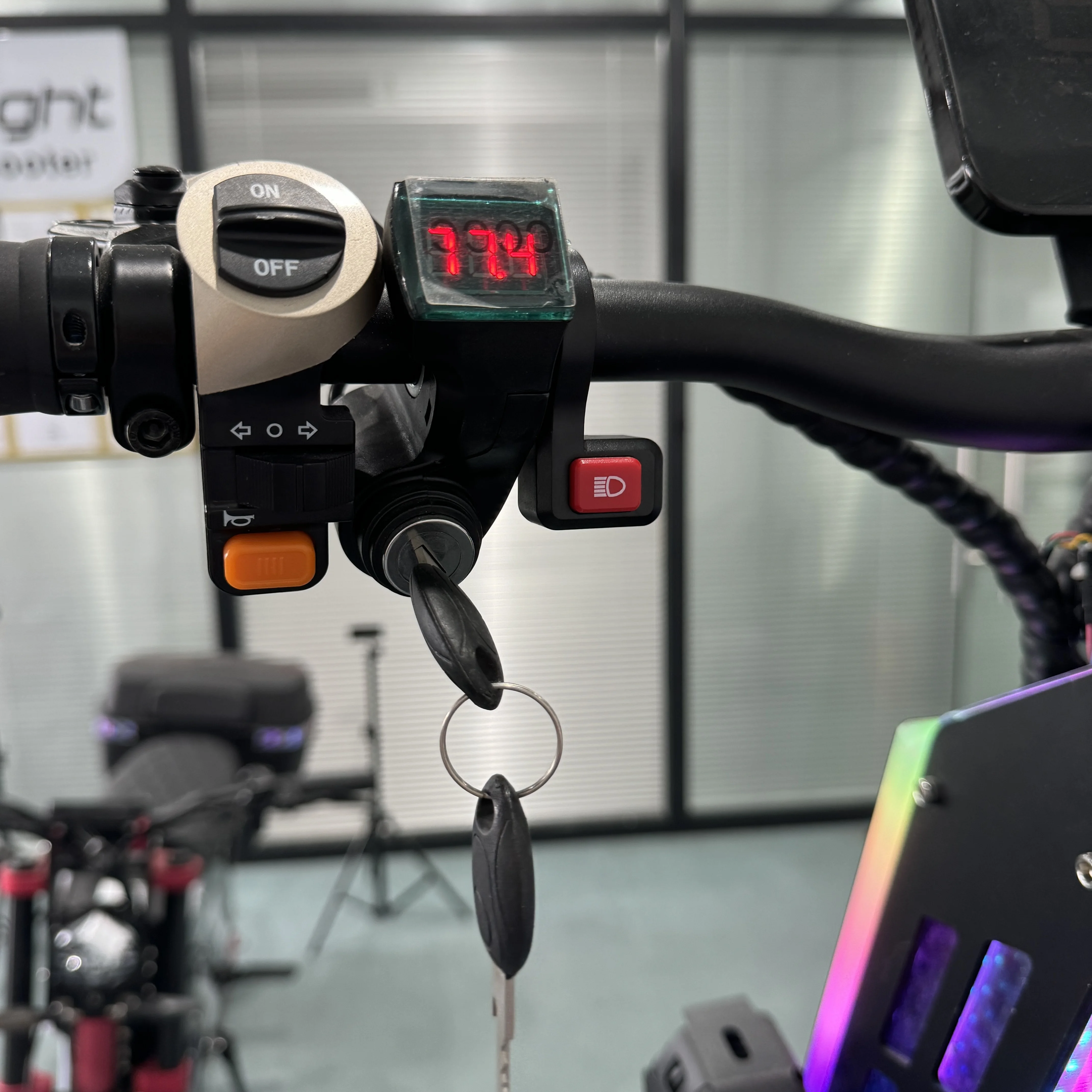 Good quality electric scooter part key lock key switch voltage lock power switch for repair and assembly