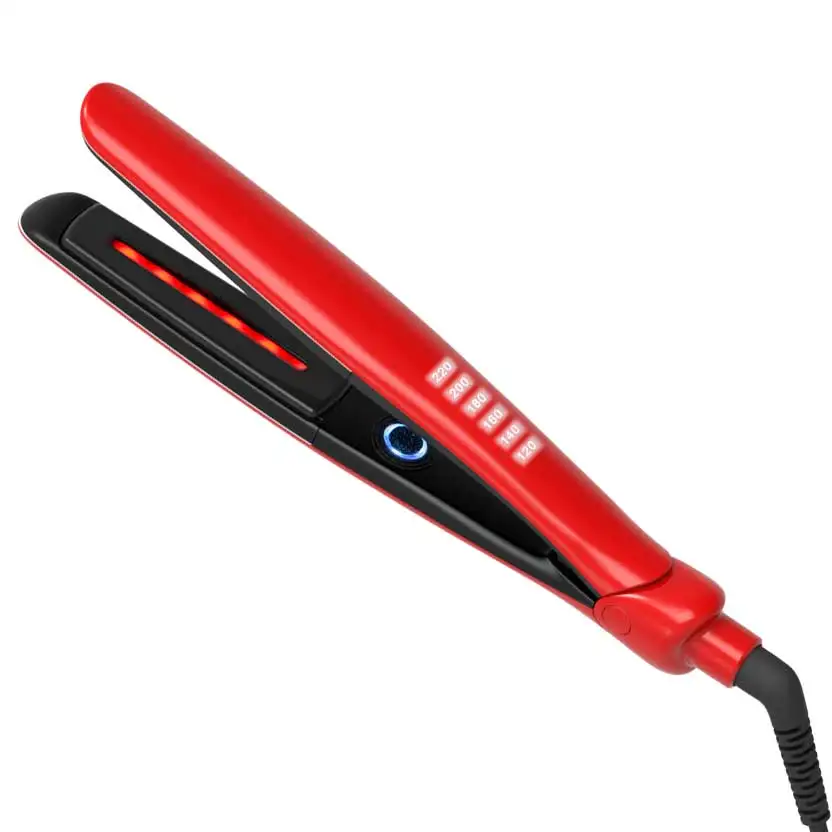 vibrator ultrasonic infrared cold plate hair straightener
