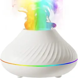 2022 HOT air humidifier Wet Fogger Aroma Diffuser Essential Oil Car Air Humidifier Mini Ultrasonic LED volcano humidifier