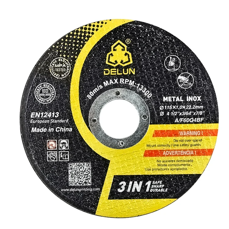 Hardware tools 4.5'Cutting Discs 115mm  Cutting Wheels  wholesales for steel  disco de corte 4.5 polegadas