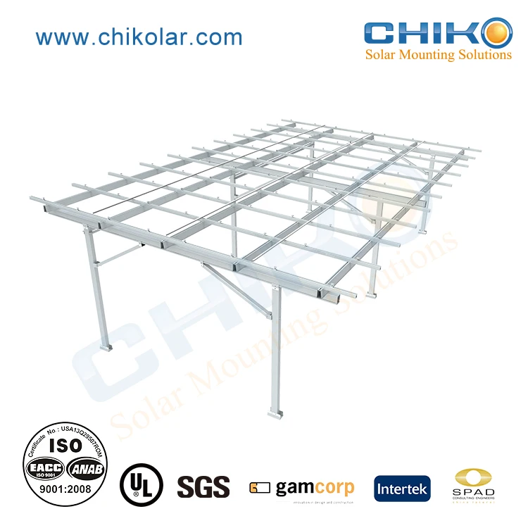 Chiko Solar Aluminum Carport mounting rack / Structure
