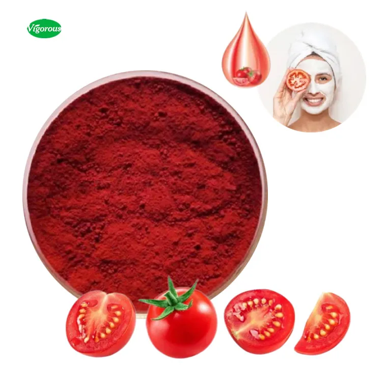 Pure food grade Lycopersicon esculentum tomato extract 5% Lycopene Powder