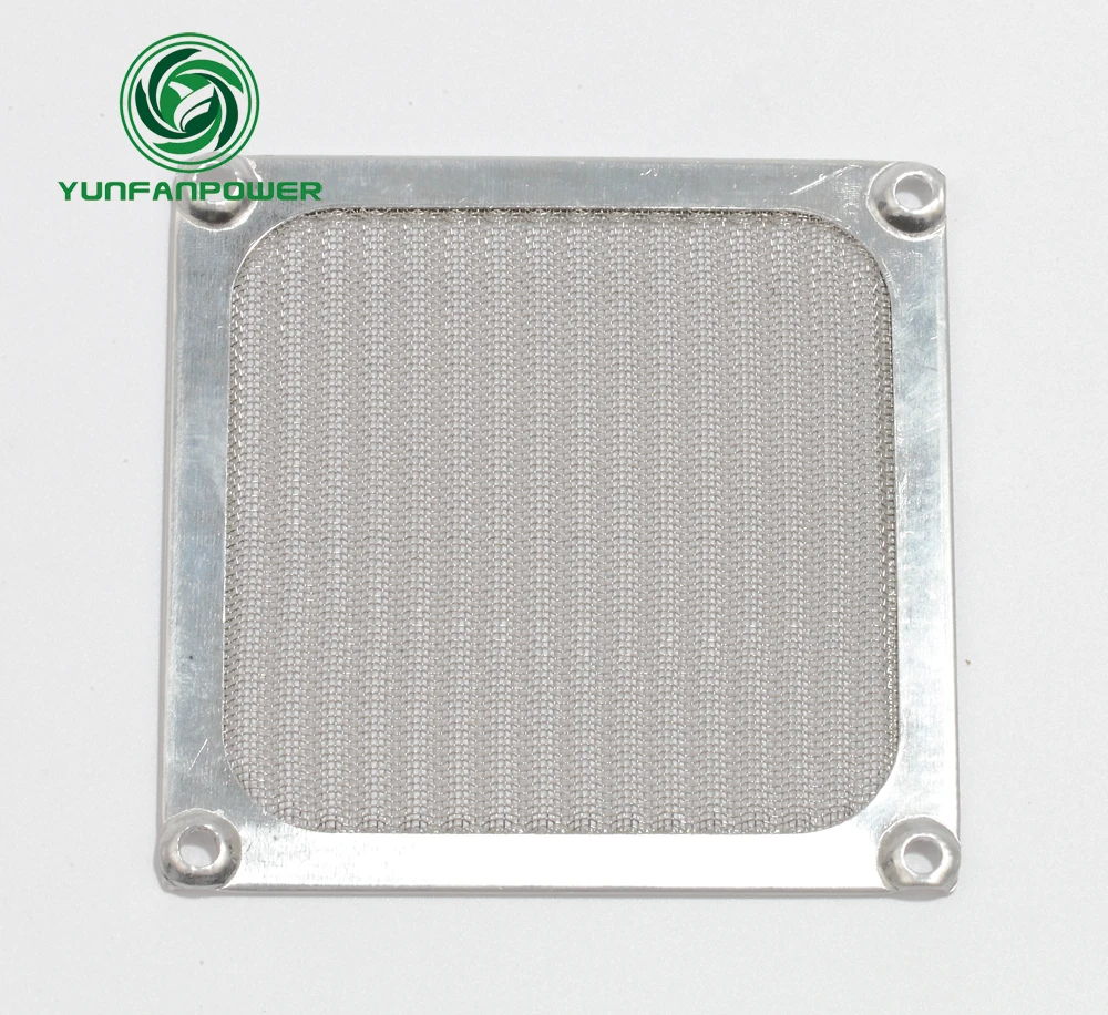 90mm Aluminum Sliver color Dust Proof Mesh Filter Net Guard 90*90mm