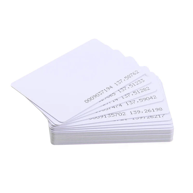 125KHz Access Control Card Proximity EM4100 ID Smart Keycard for Door Electric Lock System