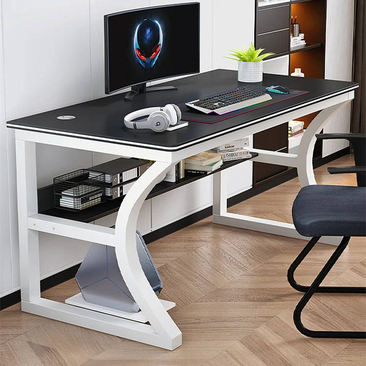 YQ Forever New Style Wood Laptop Computer Desk Office Portable Laptop Desk Table