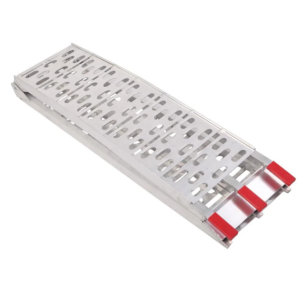 Aluminum foldable ramp car loading ramps for motorcycle ATV
