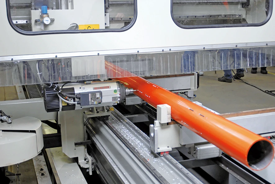 TC Aluminum CNC Gantry Machining Center For Making Windows Doors Curtain Wall