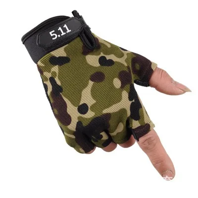 
Racing Sports Tactical Gloves Outdoor Cycling Sports Riding Fitness Hiking Half Finger Gloves 