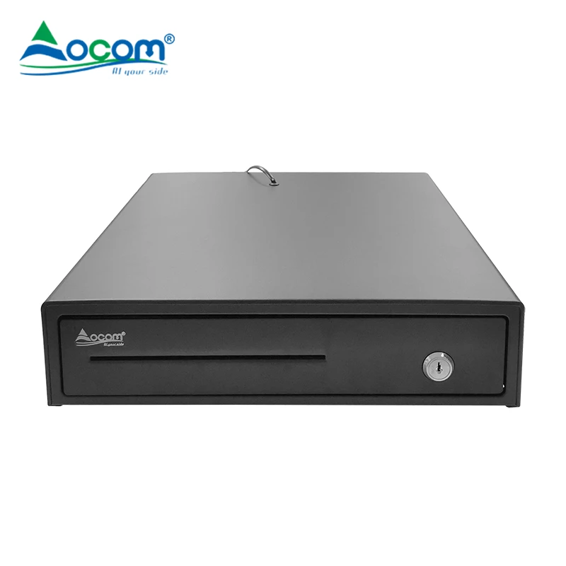 ECD-335-X OCOM 335Mm Mini Electronic Cash Register Drawer Metal Money Box Pos  Rj11 Billing Machine Cash Drawer