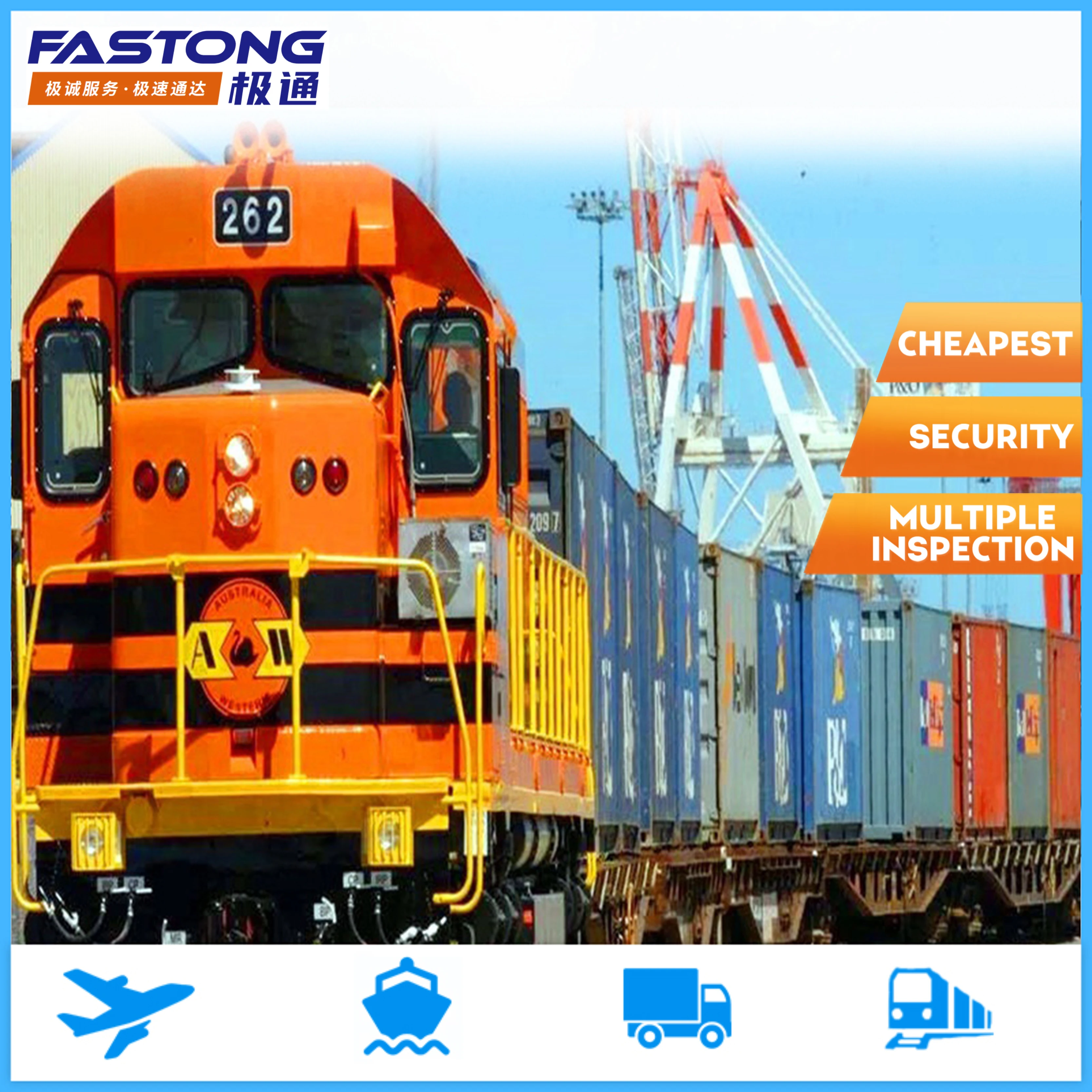 Cheap Quick Delivery Door To Door Container Freight Forwarder Railway Shipping Agent To Uzbekistan