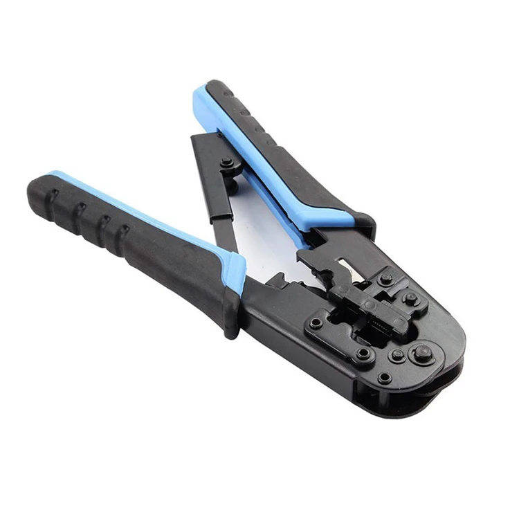 Multiple Use plier EZ cat5e cat6 cat7 Ethernet Cut and Wire Stripper Pass Through Network Cable RJ45 Connector Crimping Tool