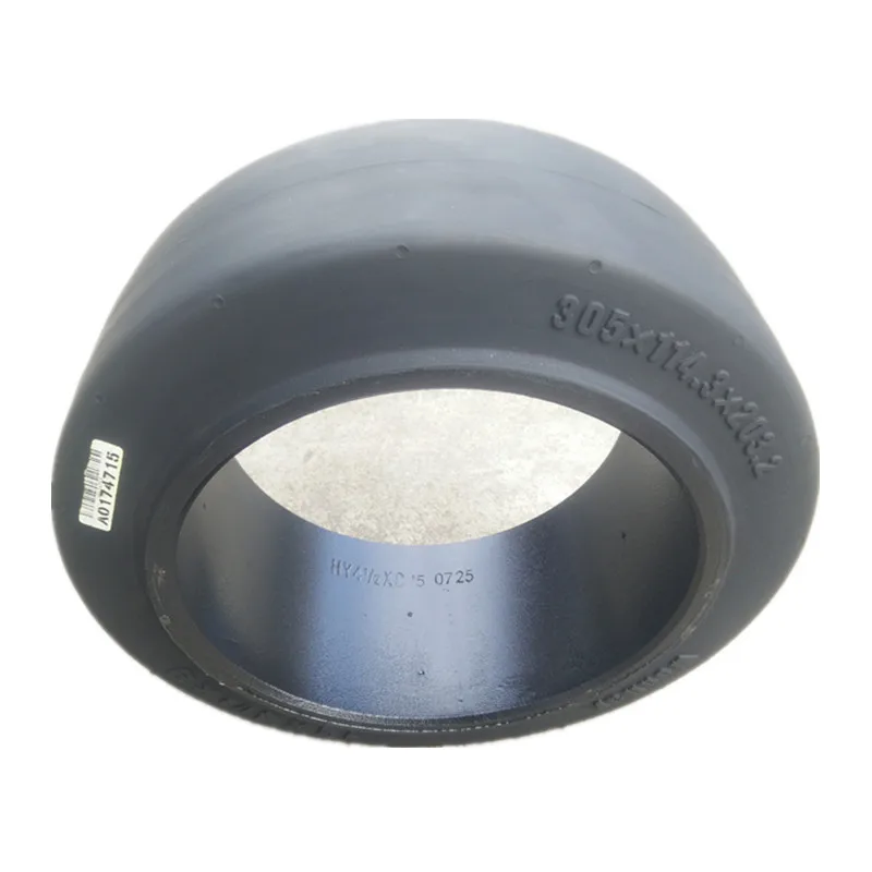Black 20x8x16 solid tyre with High stability Press on Solid Tire for Asphalt Paver of road works