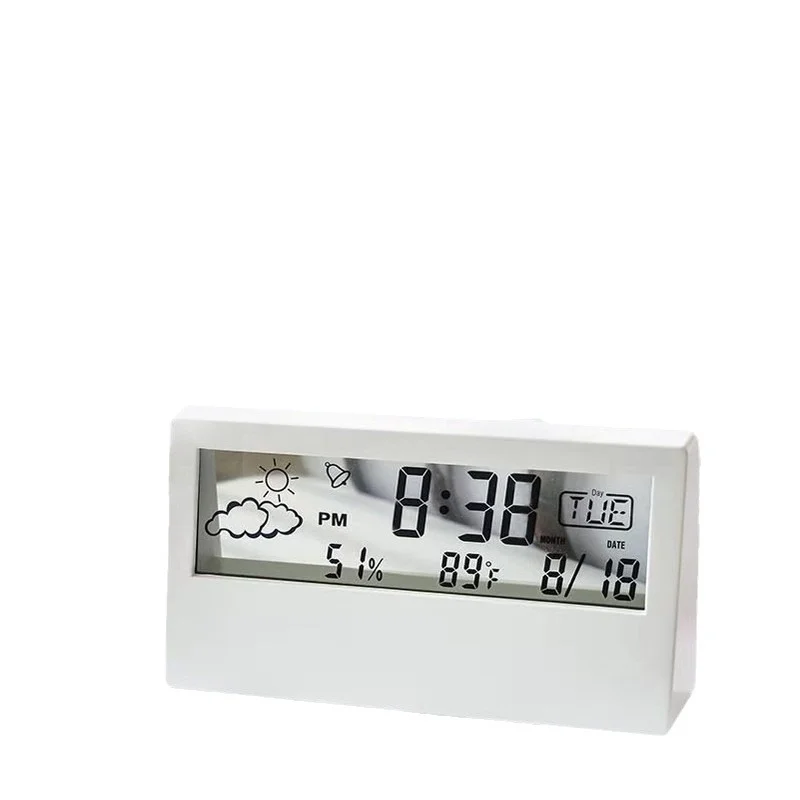 6-Inch Kitchen Digital Timer Waterproof 6-Digit Race Clock Double Sided Wall Mount Made of Plastic