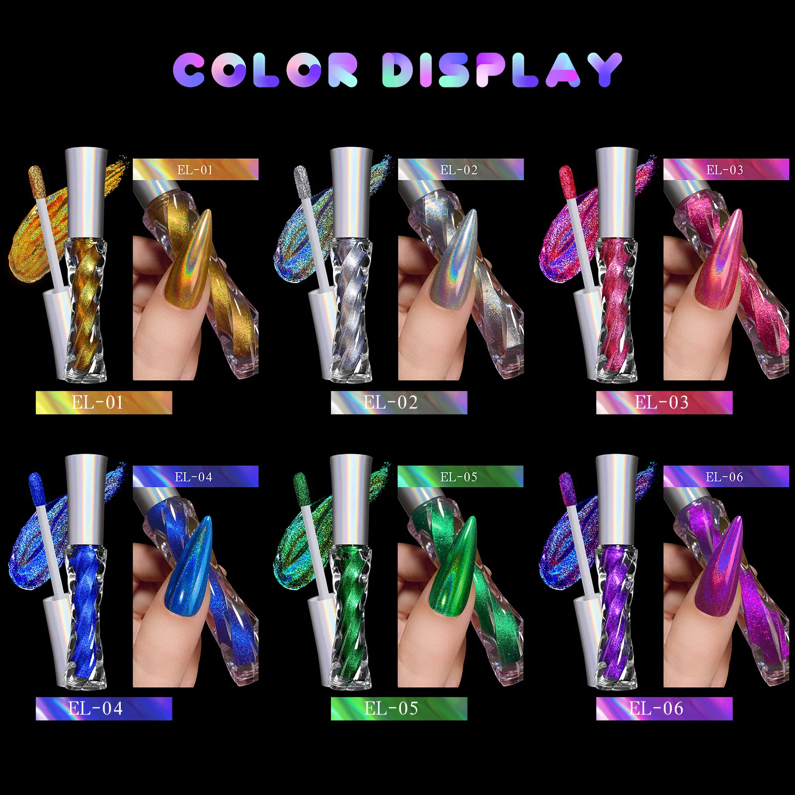 New arrive Shiny Pigment Mermaid Chrome Powder Liquid Laser Powder