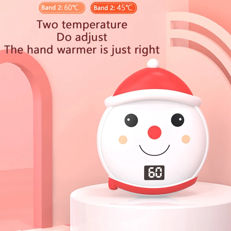 2023 The latest wholesale Christmas mini pocket usb charging Lucky Cat electric hand warmers