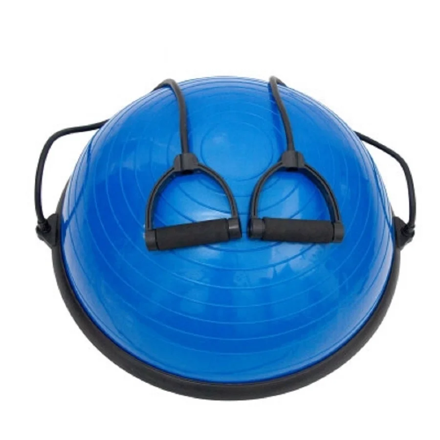 Wholesale Price Home Gym Fitness Balance Exercise Ball PVC Half Balance Ball With Handle