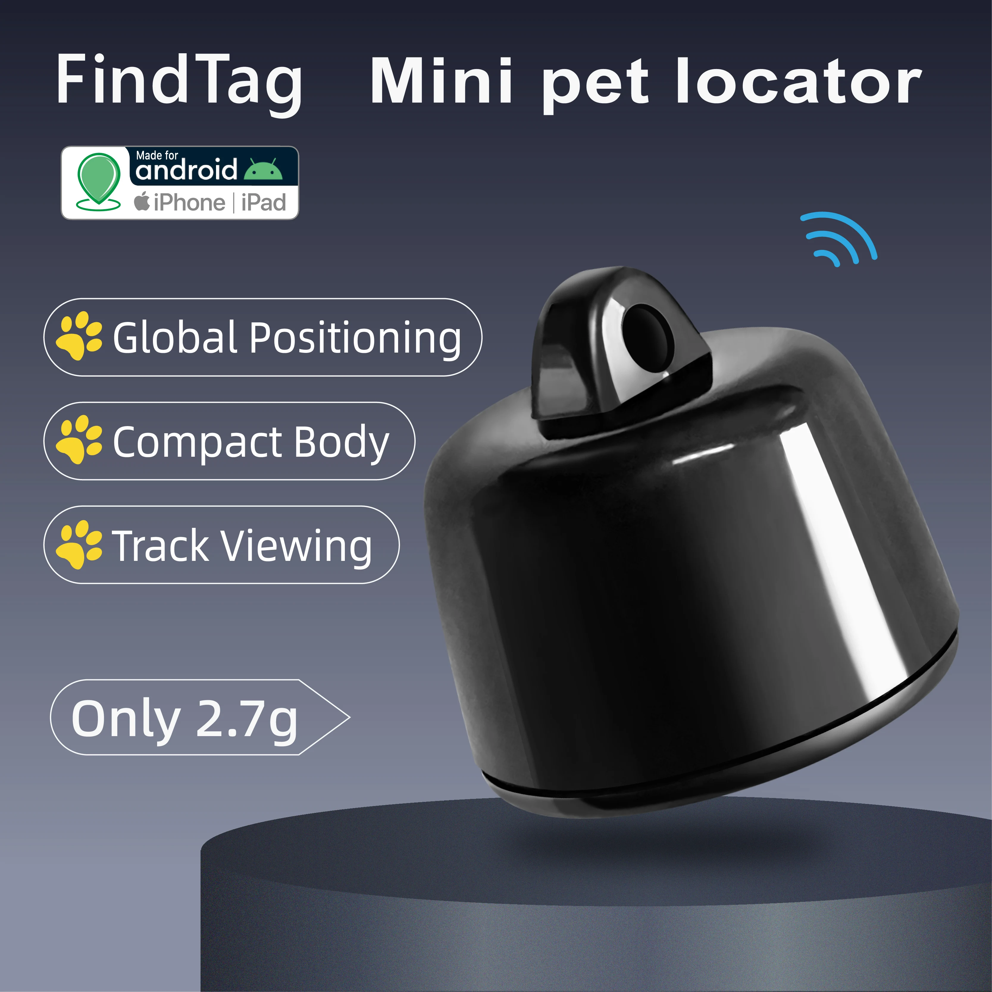 Воздушный тег кнопочный Bluetooth ibeacon анти-потерянный сигнал тревоги в ультра тонкой форме Ble 5 0 маяк